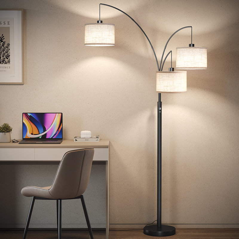 Latitude Run® 3 Lights Modern Arc Tree Floor Lamp & Reviews | Wayfair